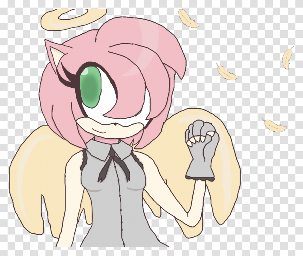 Gothic Angel Amy Rose Cartoon, Hand, Cushion, Pillow, First Aid Transparent Png