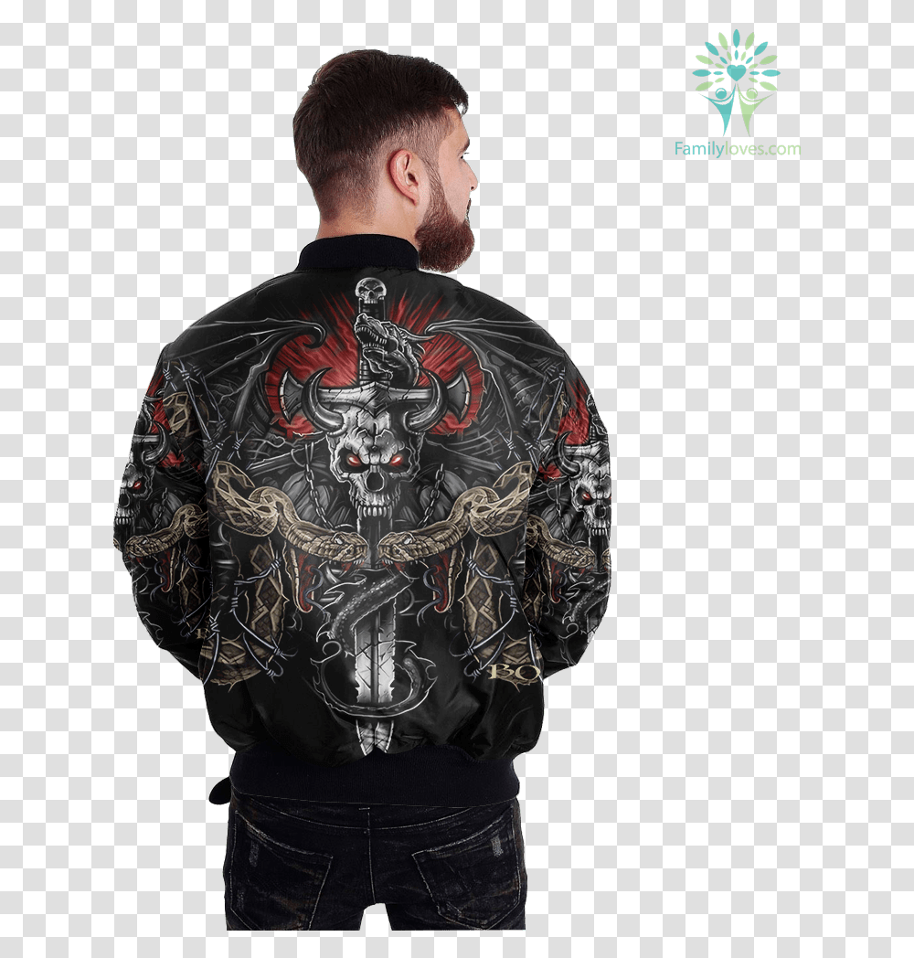 Gothic Anne Stokes Skulls Over Print Jacket Tag Familyloves Duty Is My Life, Apparel, Person, Human Transparent Png