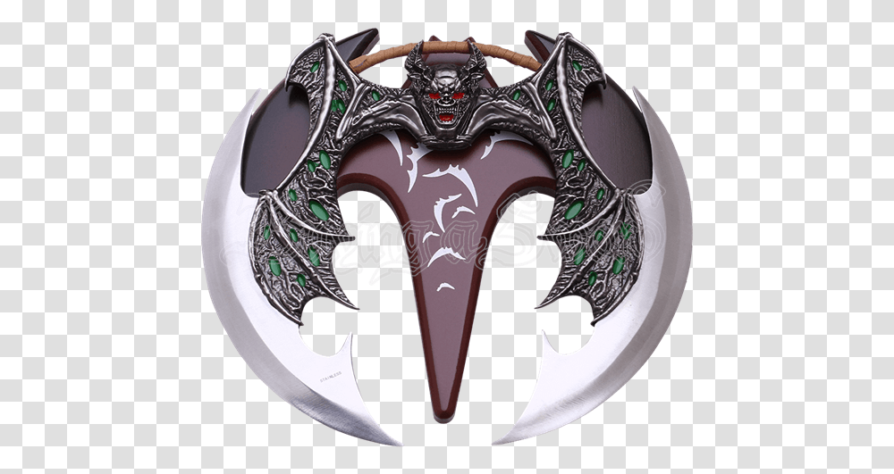 Gothic Bat Wing Blade Knife, Symbol, Emblem, Logo, Doodle Transparent Png