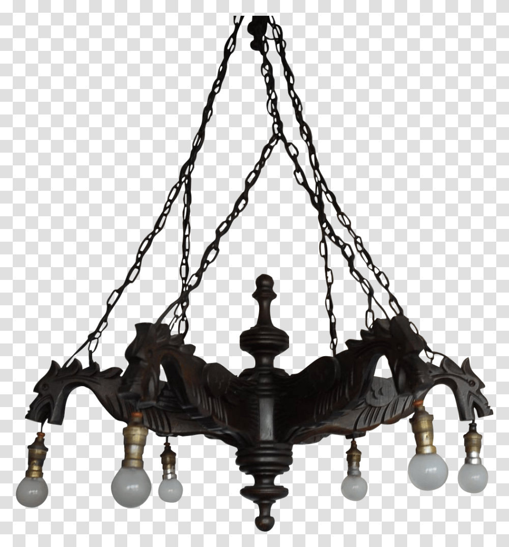 Gothic Chandelier, Bronze, Lamp, Light Fixture, Ceiling Light Transparent Png