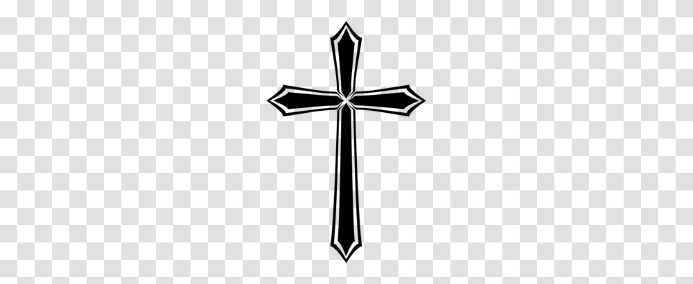 Gothic Clipart Pretty Cross, Sign, Number Transparent Png