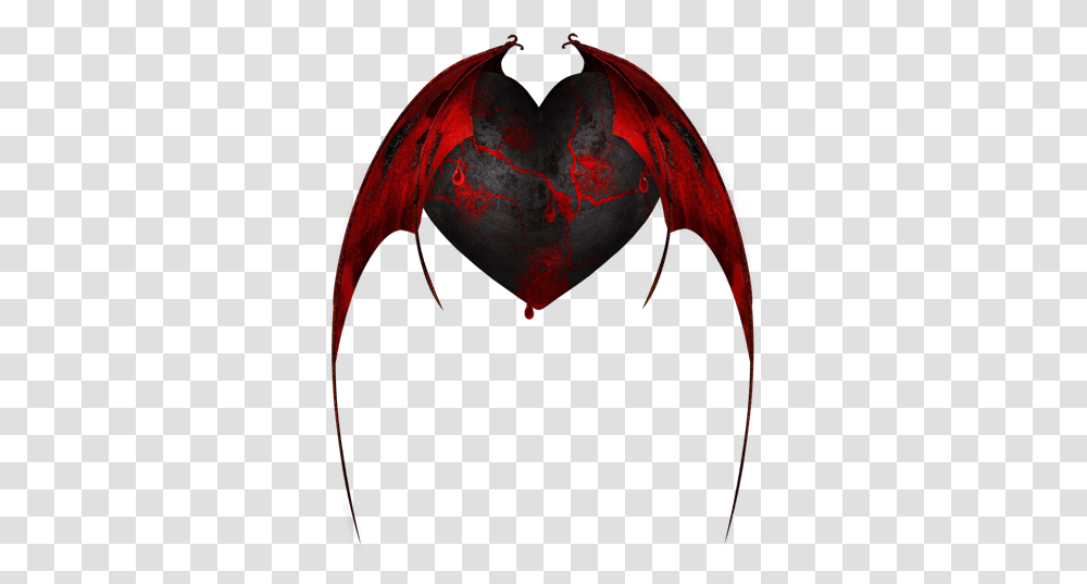 Gothic Clipart Wings, Heart, Bird, Animal Transparent Png