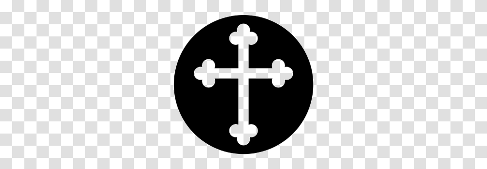 Gothic Cross Gobo Stage Depot, Stencil, Hook, Anchor Transparent Png