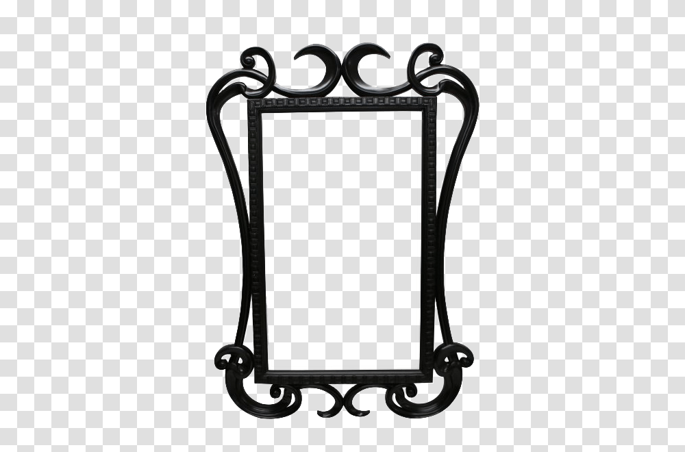 Gothic Frame Image, Mirror, Bow, Car Mirror Transparent Png
