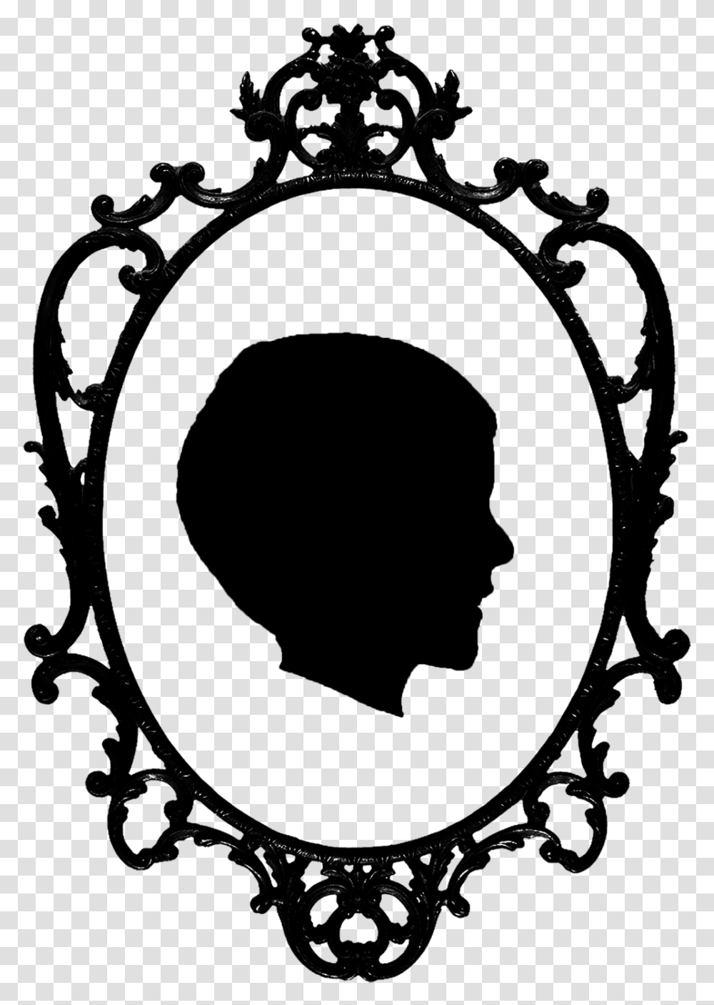 Gothic Frame, Oval, Cat, Pet, Mammal Transparent Png