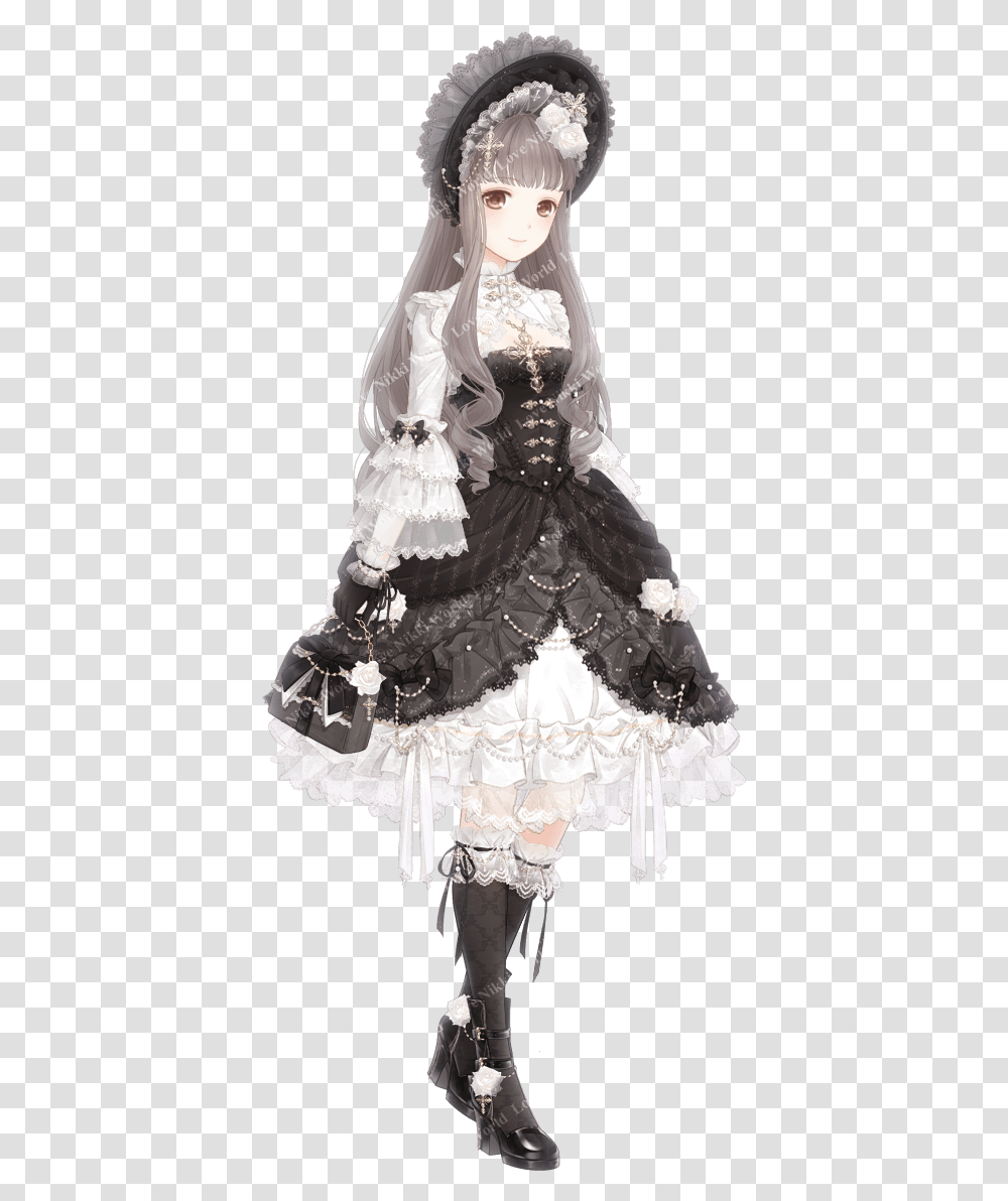 Gothic Heart, Doll, Dress, Costume Transparent Png