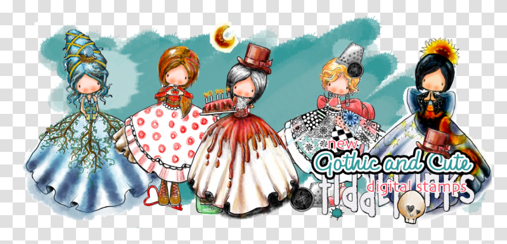 Gothic Heart, Doll, Toy, Person, Human Transparent Png