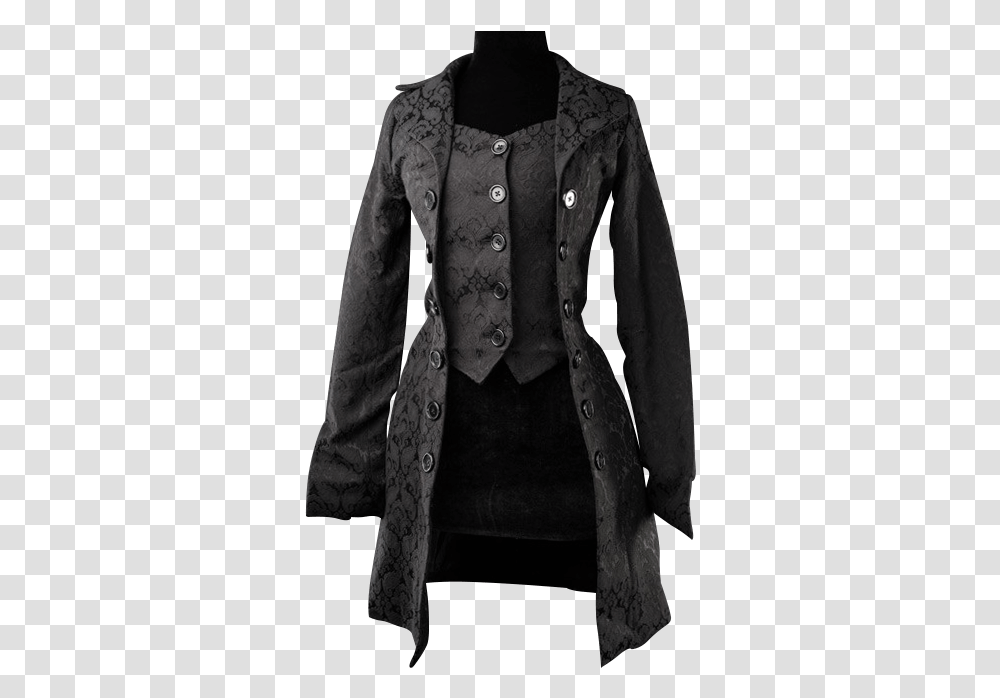 Gothic Jacket, Overcoat, Suit, Sleeve Transparent Png
