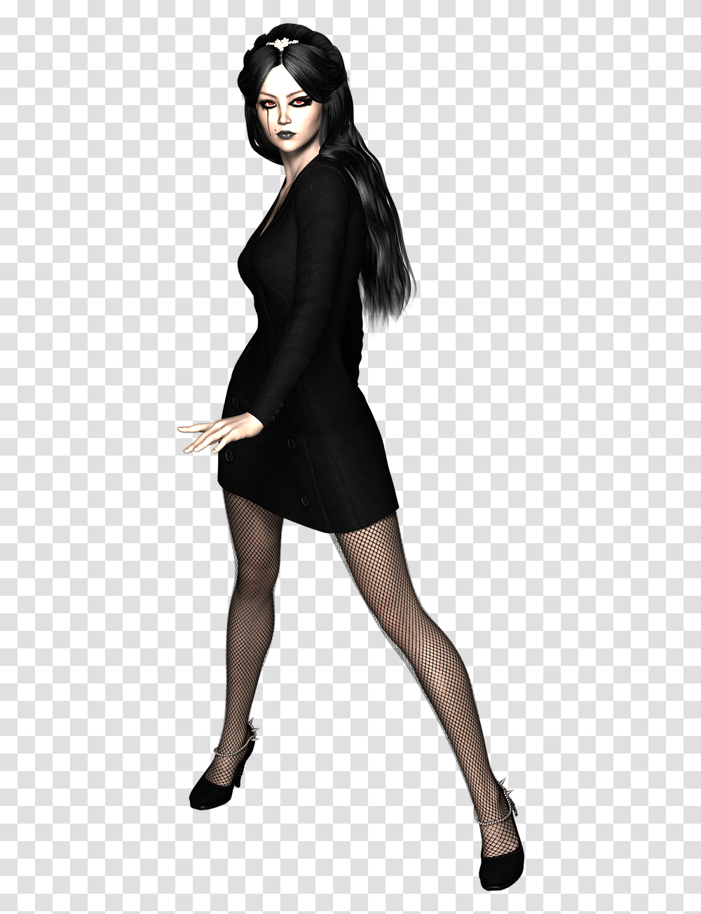 Gothic Lady, Apparel, Person, Human Transparent Png