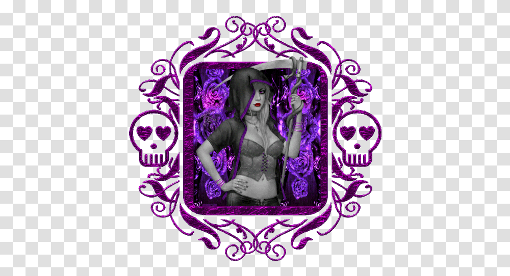 Gothic Lady Gif Gothic Lady Skull Discover & Share Gifs Gothic Gif, Collage, Poster, Advertisement, Painting Transparent Png