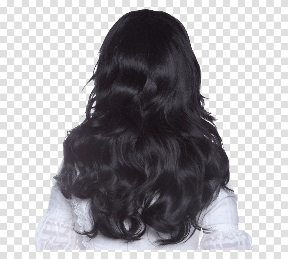 Gothic Lolita Princess Black Wig Lace Wig, Hair, Black Hair, Person, Human Transparent Png