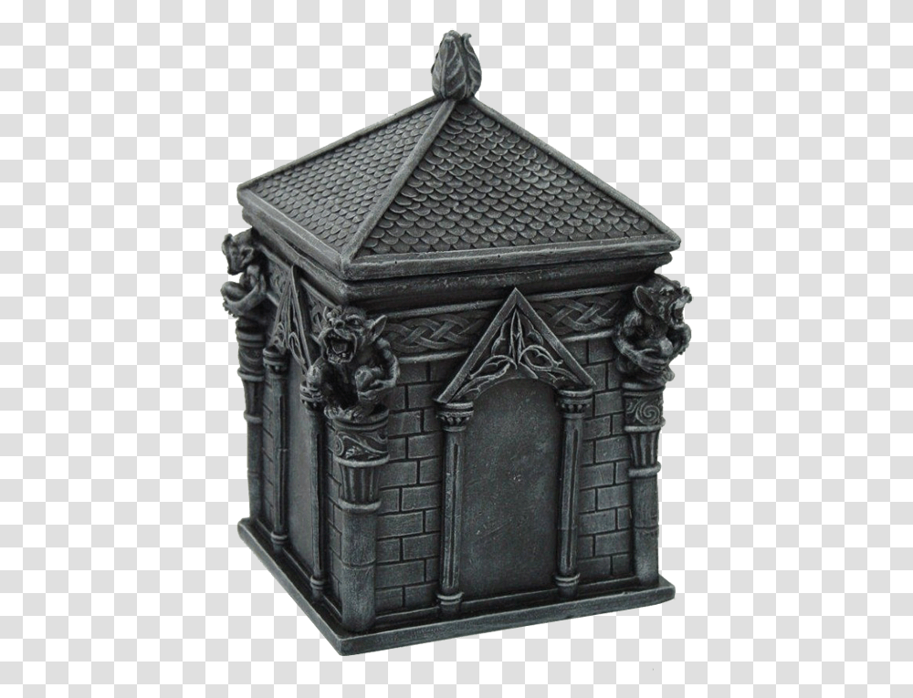 Gothic Mausoleum Box By Medieval Collectibles Gothic Architecture, Building, Pillar, Tomb, Mailbox Transparent Png