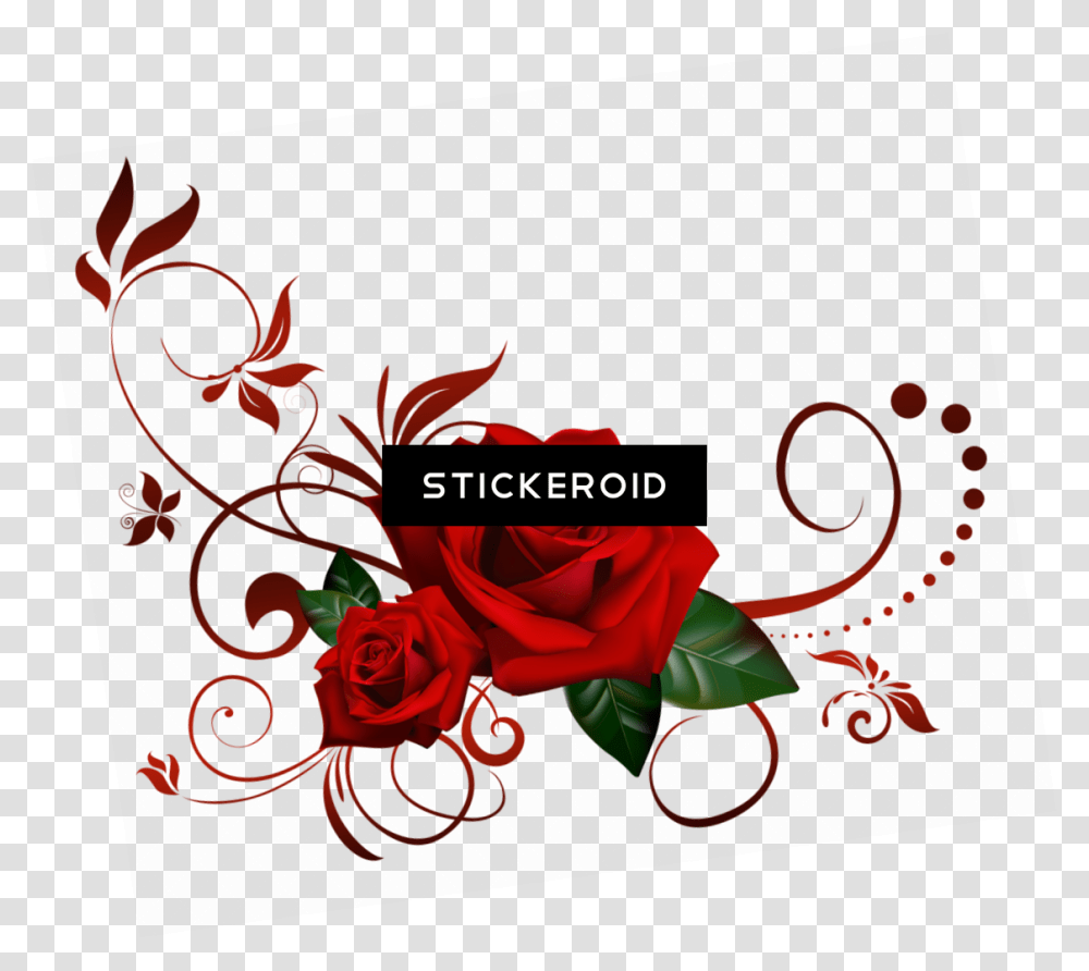 Gothic Rose Flower, Floral Design, Pattern Transparent Png