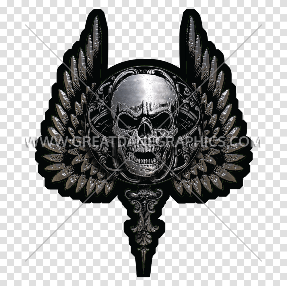 Gothic Skull, Chandelier, Lamp, Emblem Transparent Png