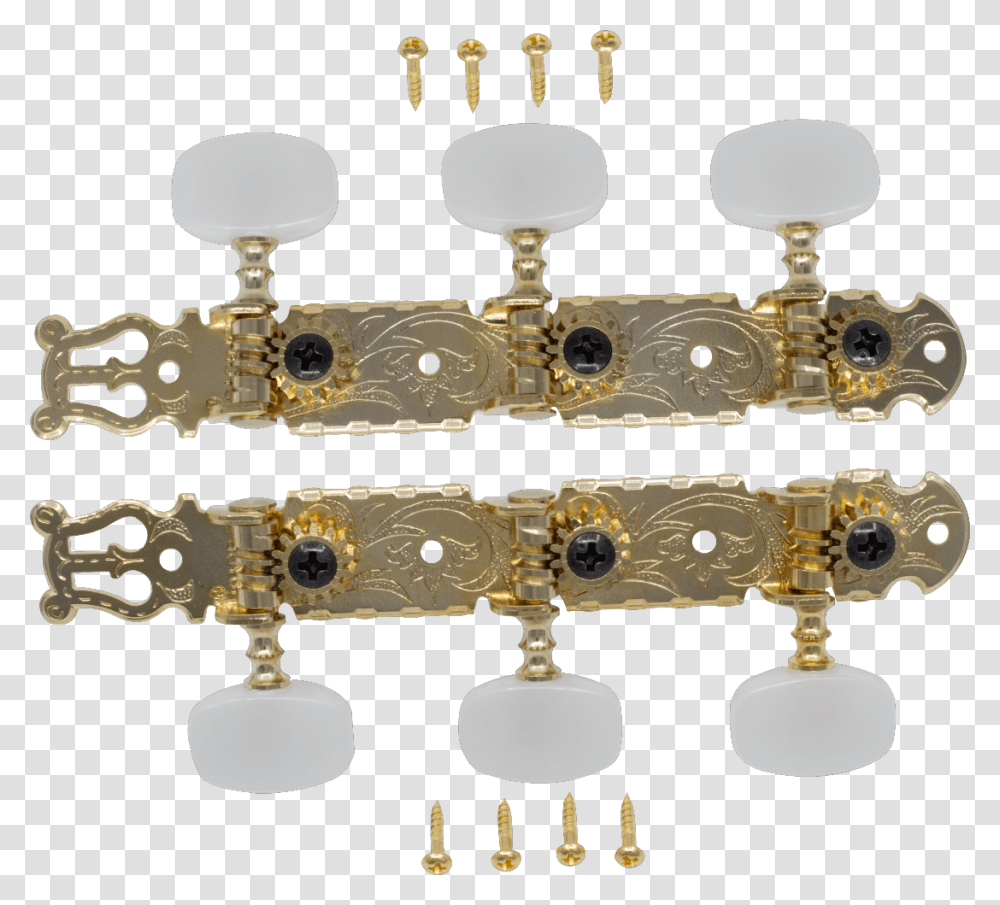 Gotoh Lyra Style For Classical Guitar Flash Gold Acoustic Guitar, Chandelier, Lamp, Accessories, Accessory Transparent Png