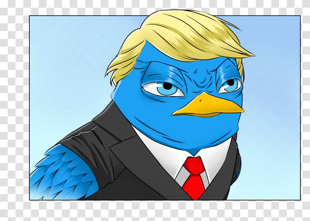 Government Pop Twitter Trump Hair Bird, Angry Birds, Tie, Accessories, Accessory Transparent Png