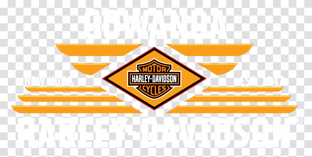 Gowanda Harley Davidson, Label, Logo Transparent Png