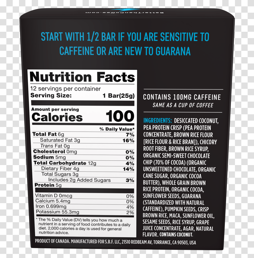 Goya Dark Chocolate Nutrition Facts, Word, Label, Poster Transparent Png