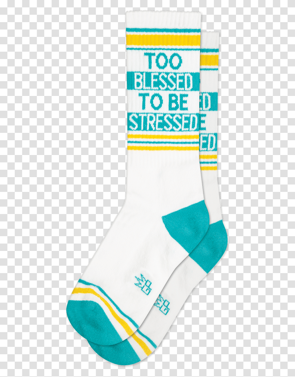 Gp Too Blessed To Be Stressed Sock, Shoe, Footwear, Apparel Transparent Png