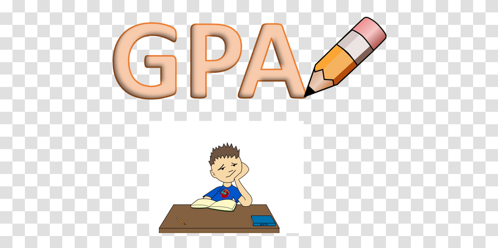 Gpa Words, Book, Pencil, Crayon Transparent Png