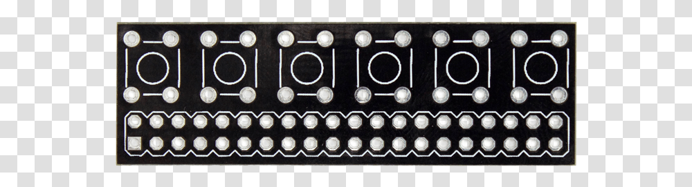 Gpio Button Adapter Pcb Circle, Computer Keyboard, Computer Hardware, Electronics, Cooktop Transparent Png