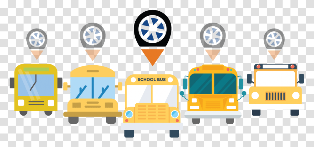 Gps Clipart Gps Tracking School Bus Tracking Icon, Vehicle Transparent Png