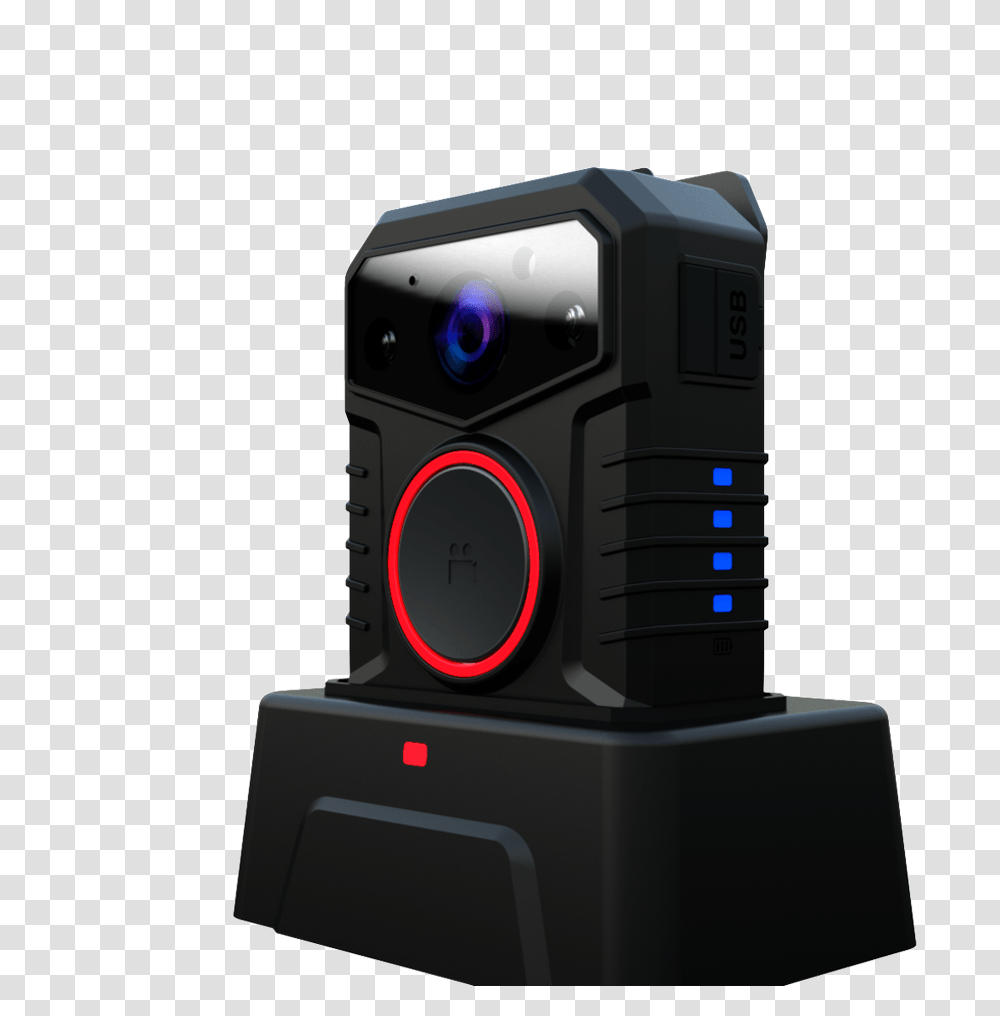 Gps Wifi Ir Red Laser Pointer Body Worn Cam Police Electronics, Speaker, Audio Speaker, Camera, Stereo Transparent Png