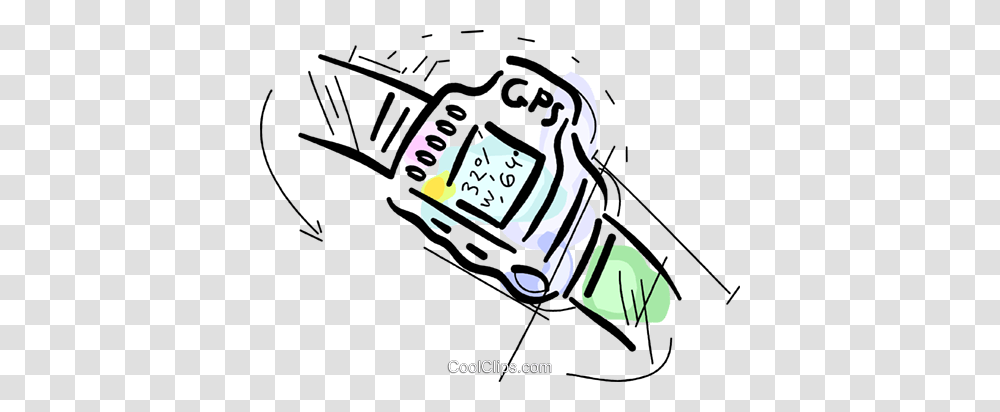 Gpswatch Royalty Free Vector Clip Art Illustration, Wristwatch Transparent Png