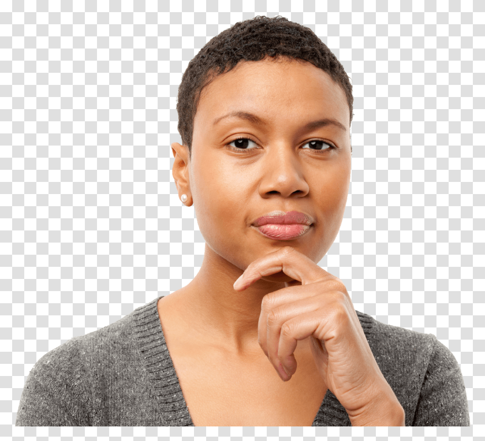 Grab And Thinking Woman Icon Portable Network Graphics, Face, Person, Head, Portrait Transparent Png