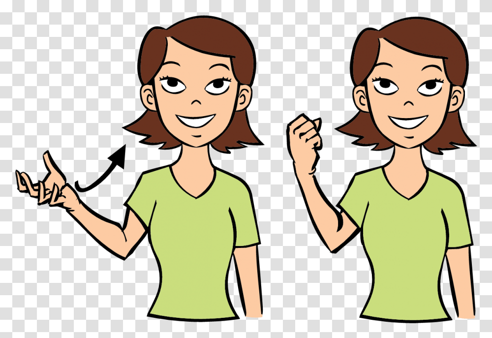 Grab Sign Language Coat, Person, Female, Face, People Transparent Png