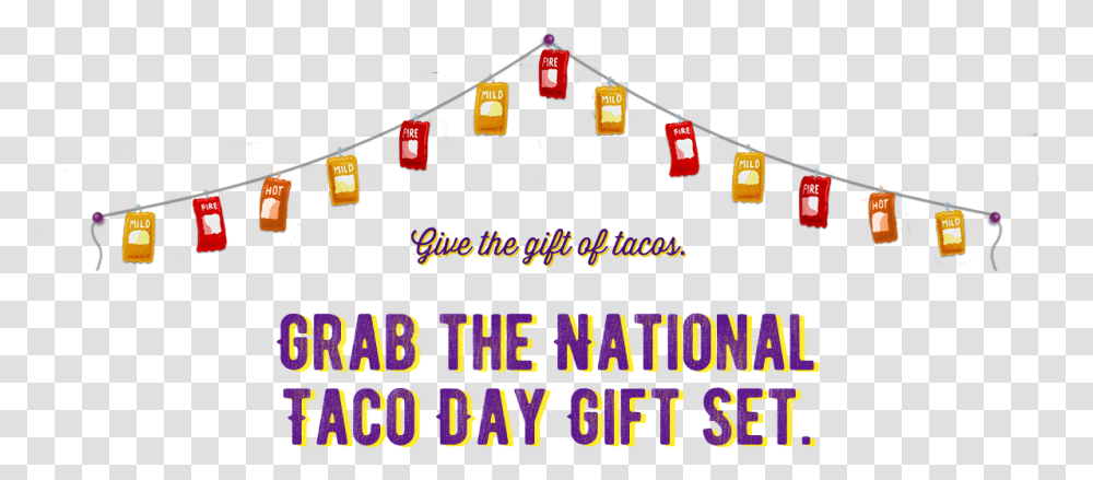 Grab The National Taco Day Gift Set Graphic Design, Scoreboard, Alphabet, Light Transparent Png