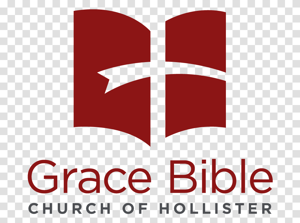Grace Bible Church Of Hollister Logo Grace Bible Church Hollister, Word, Label Transparent Png