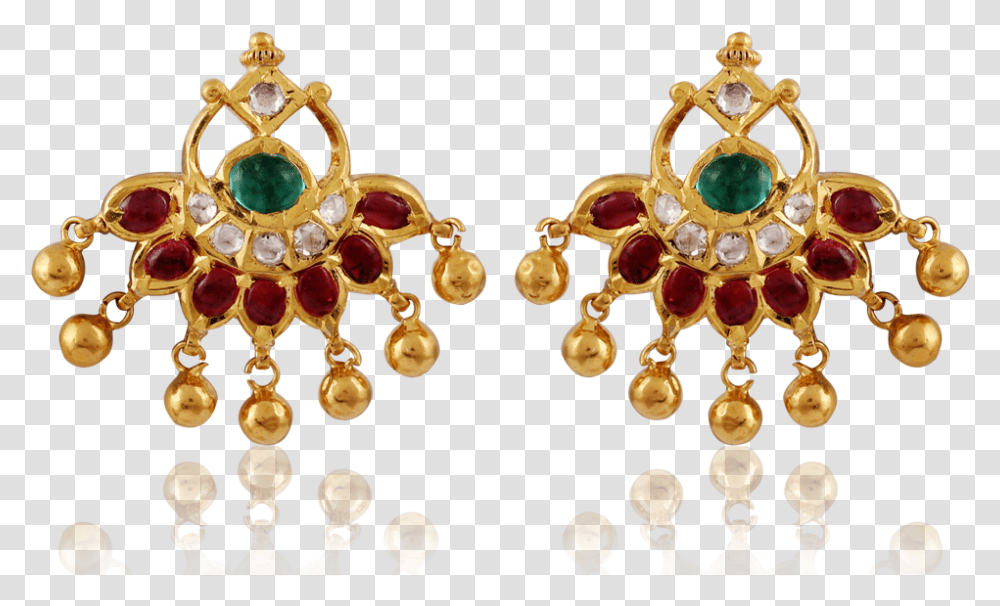 Graceful Ruby Emerald Earrings Earrings, Jewelry, Accessories, Accessory, Brooch Transparent Png