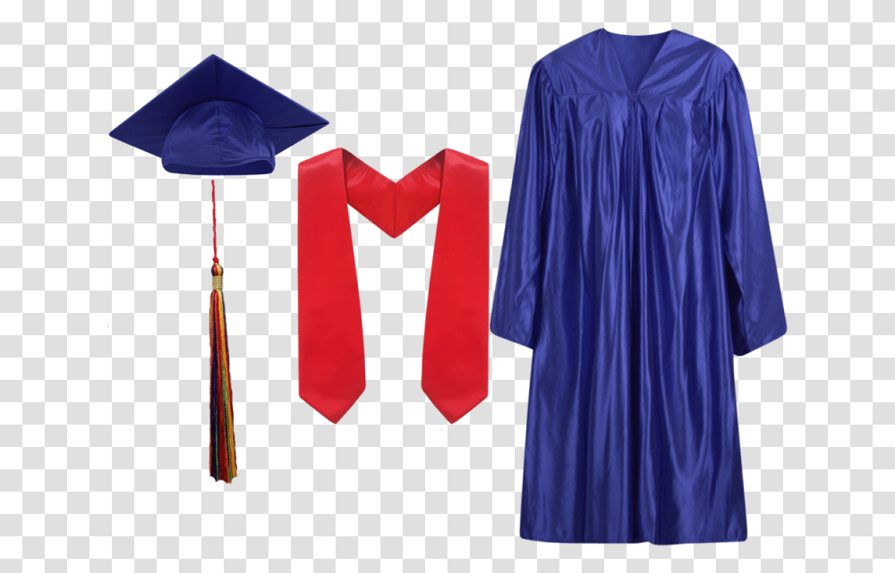 Grad Cap Clipart Graduation Hood Graduation Hat Red And Bue, Lamp, Apparel, Person Transparent Png