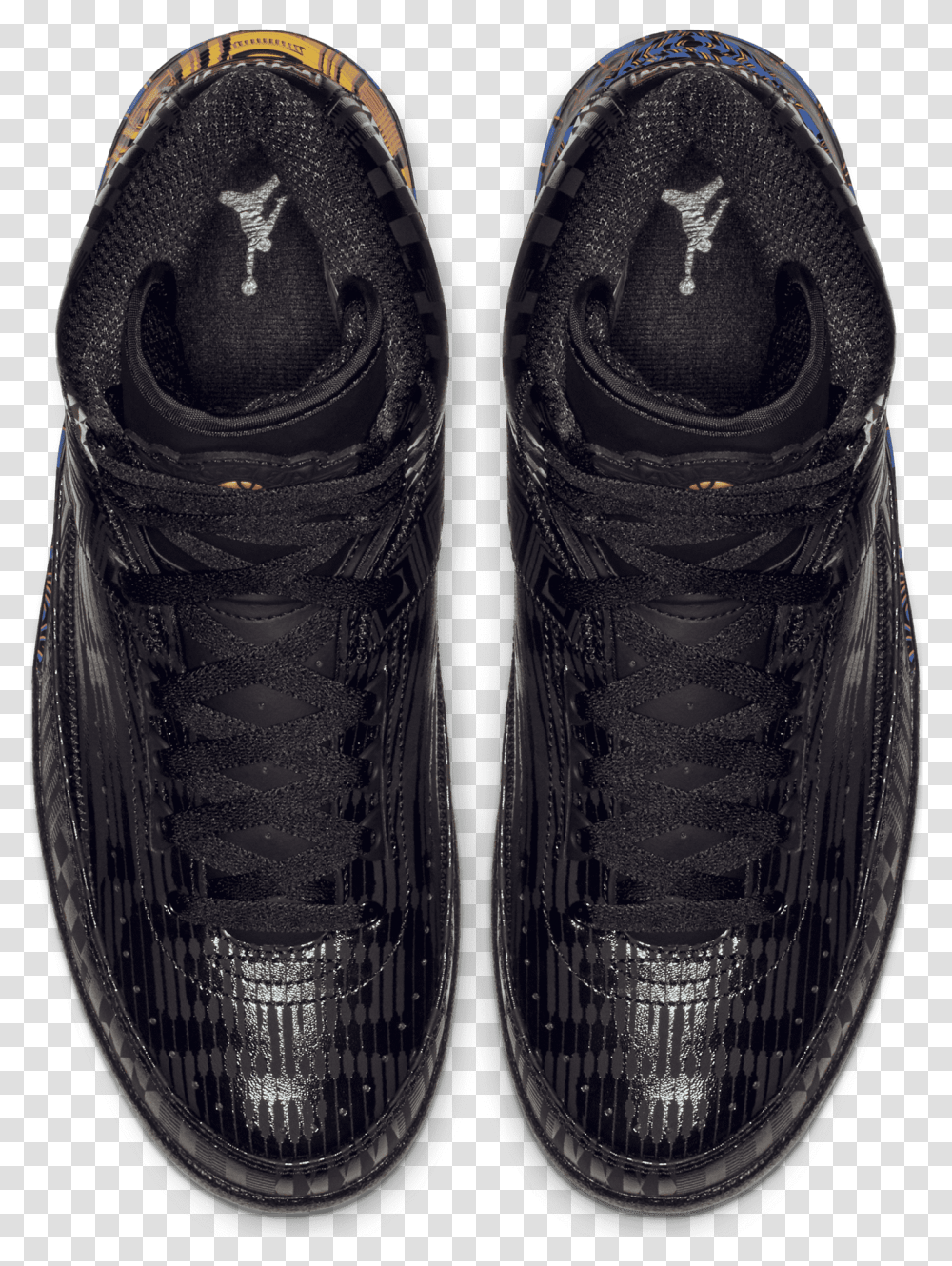 Grade School Youth Size Nike Air Jordan Retro 2 Black Air Jordan 2 Bhm Black History Month, Apparel, Shoe, Footwear Transparent Png
