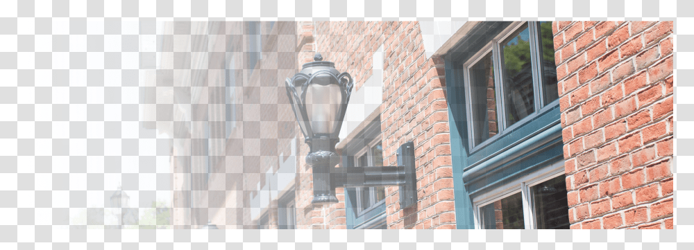 Gradient Background, Brick, Lamp Post Transparent Png