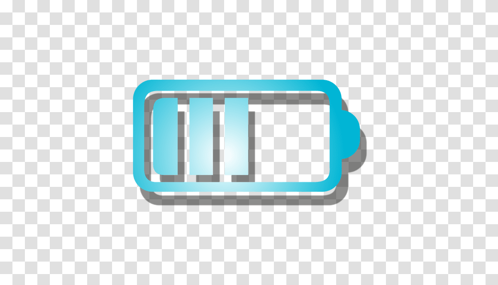 Gradient Battery Icon, Number, Word Transparent Png