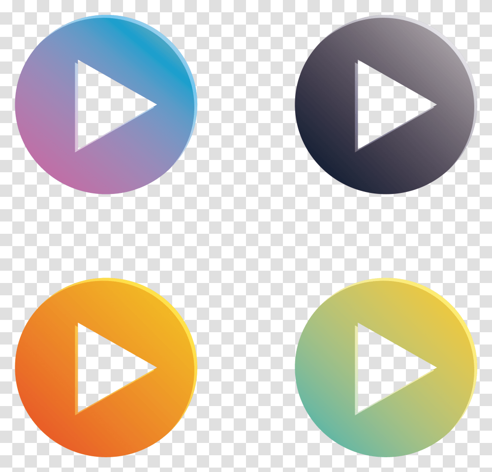 Gradient Button Pic Arts Play Button Colors, Symbol, Goggles, Accessories, Accessory Transparent Png