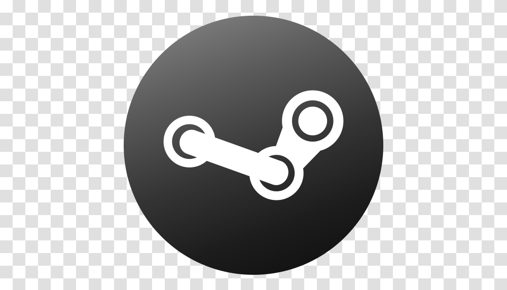 Gradient Circle Social Media Steam Square Steam Icon, Head, Text, Disk, Photography Transparent Png