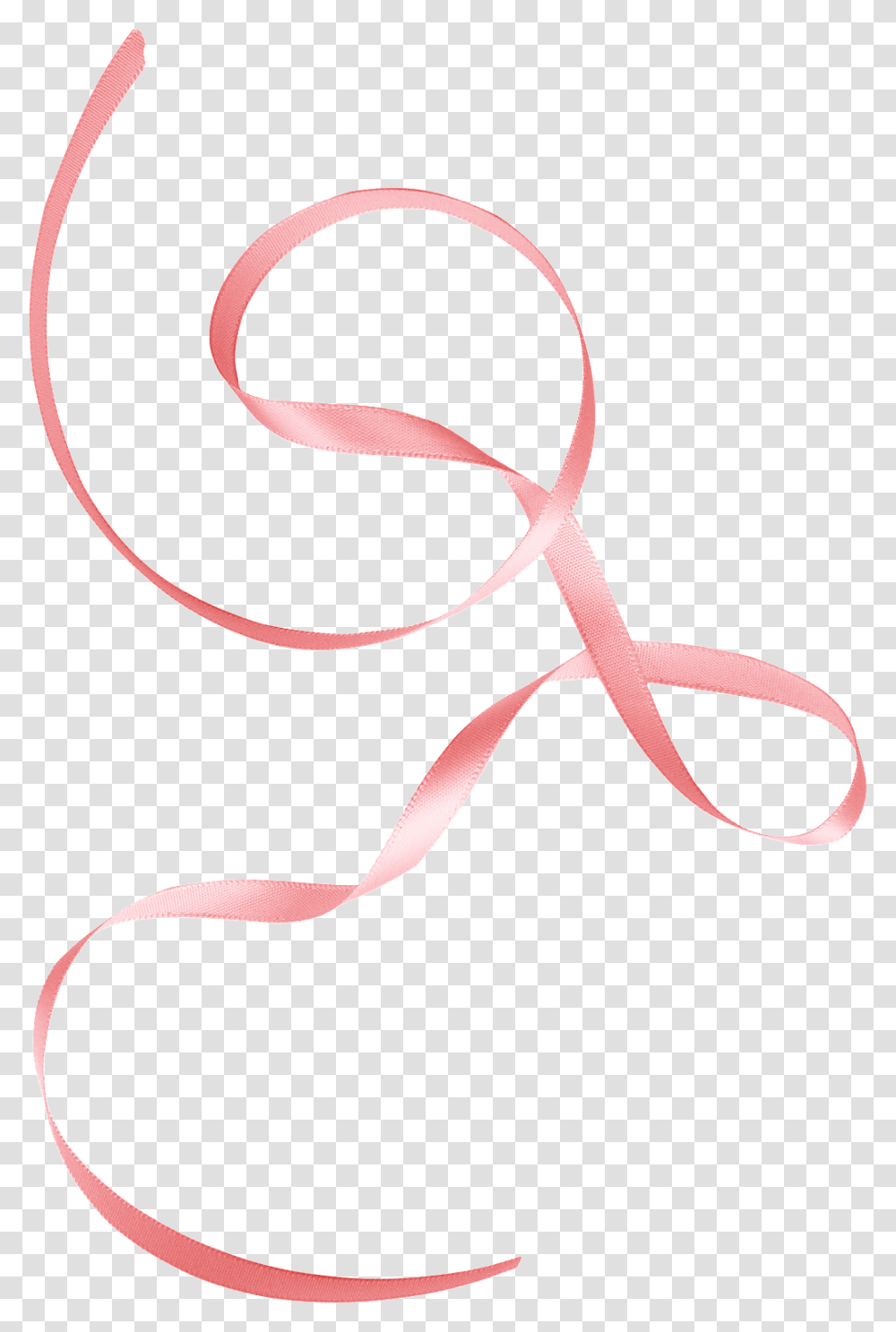 Gradient Pink Ribbon Cartoon Free Download, Alphabet Transparent Png