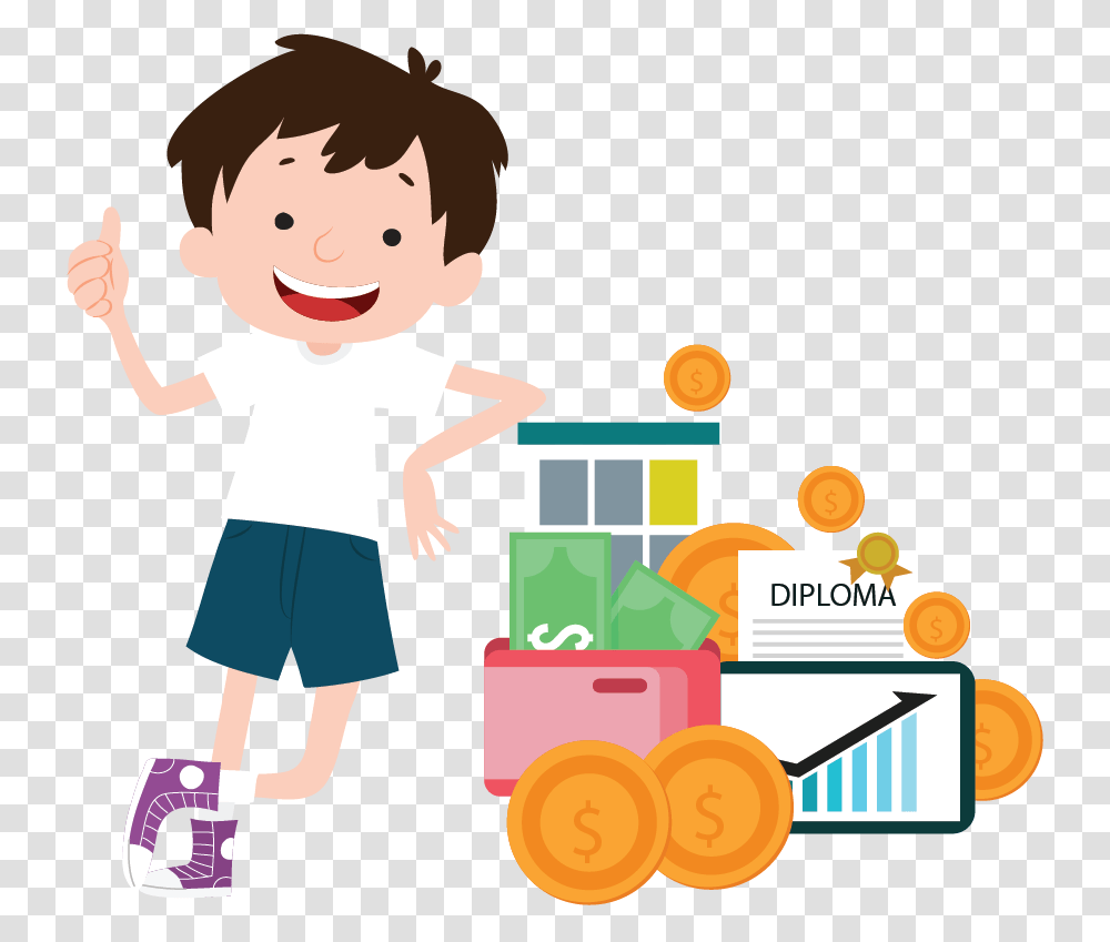 Graduate Clipart Future Goal, Person, Female, Girl, Kid Transparent Png