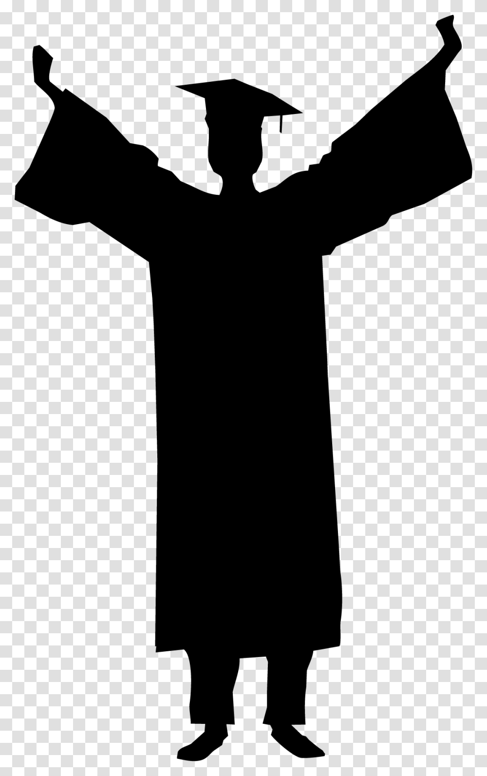 Graduate Silhouette, Hand, Person, Face, Photography Transparent Png