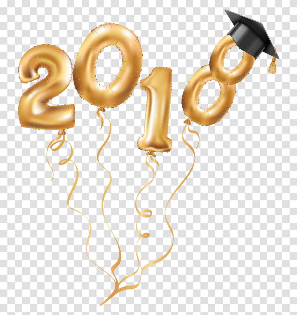 Graduation Balloons Graduationhat Grad Graduate 2019 Balloons, Number, Word Transparent Png