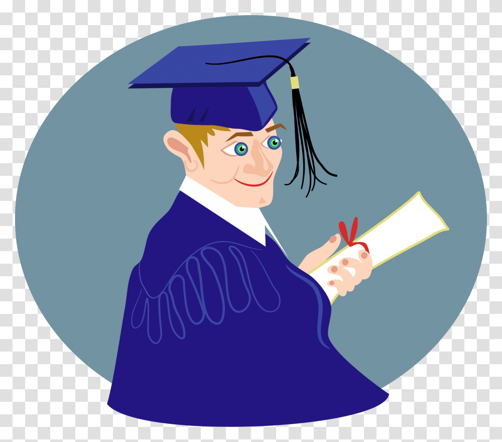 Graduation Boy Clip Arts Graduation Boy, Person, Human, Reading, Student Transparent Png
