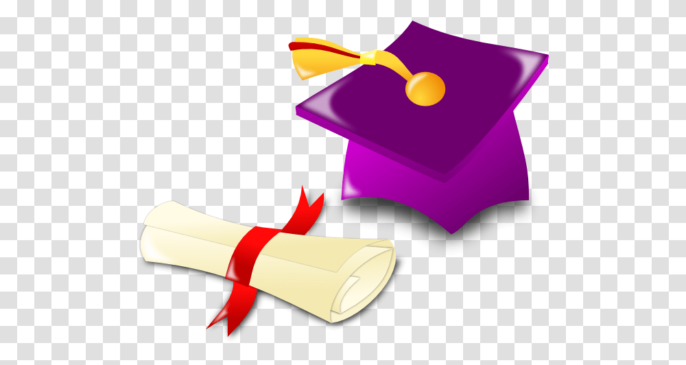 Graduation Cap And Diploma Clip Art Gold Image Information, Document, Hammer, Tool Transparent Png