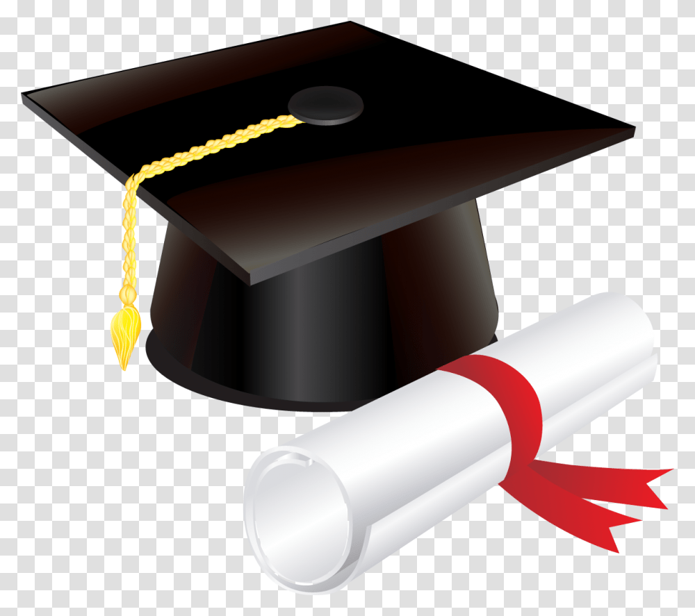 Graduation Cap And Diploma Clipart, Label, Blow Dryer, Appliance Transparent Png