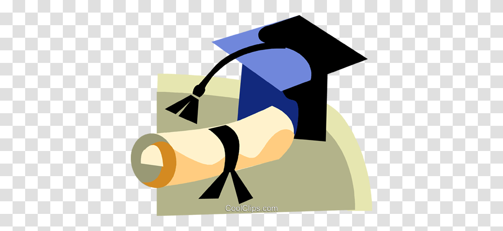 Graduation Cap And Diploma Royalty Free Vector Clip Art, Recycling Symbol, Axe, Poster Transparent Png