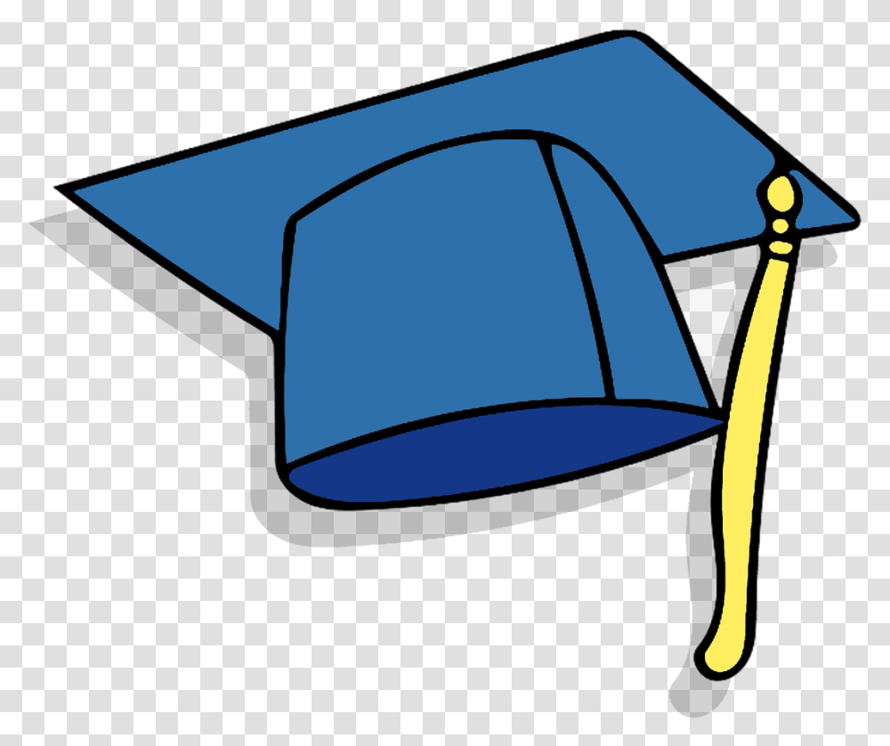 Graduation Cap Clipart Blue Image Graduation Cap Clip Art Blue, Sunglasses, Accessories, Accessory, Cowbell Transparent Png