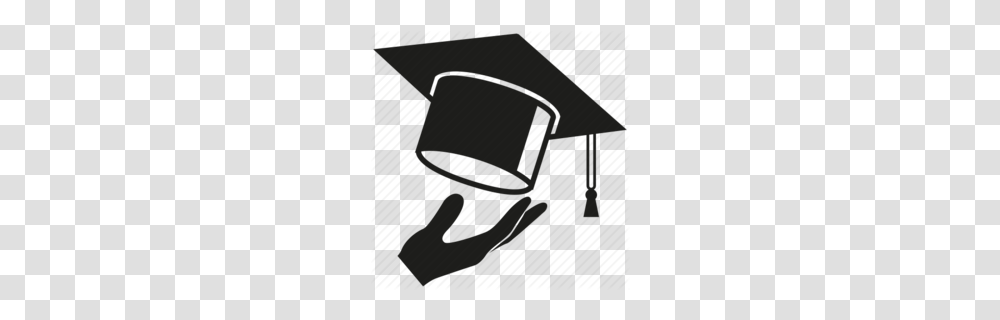 Graduation Cap Clipart, Bucket, Stencil Transparent Png