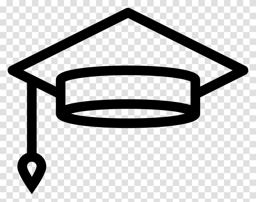 Graduation Cap Icon Free Download, Stencil, Label Transparent Png